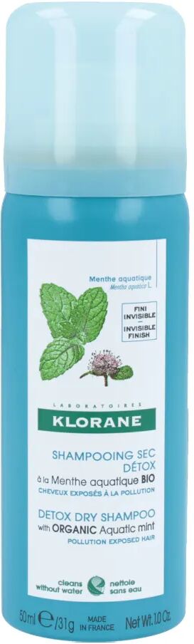 Klorane Shampoo Secco Menta Acquatica 50 ml