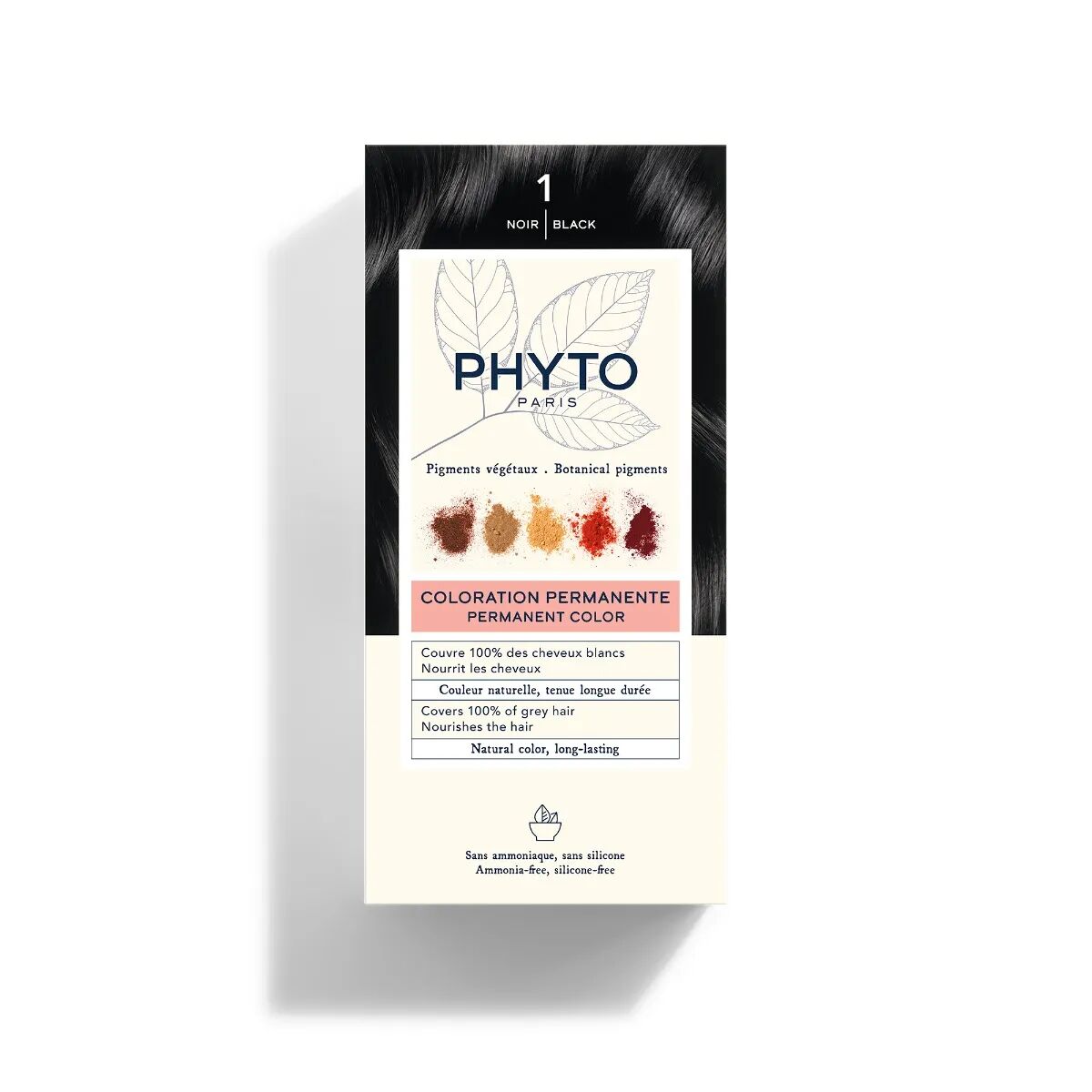 Phyto Paris Phyto Phytocolor Kit 1 Nero Tintura Permanente Per Capelli