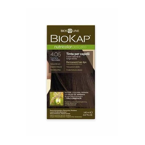 BIOKAP Nutricolor Delicato 4.05 Tinta Per Capelli Castano Cioccolato