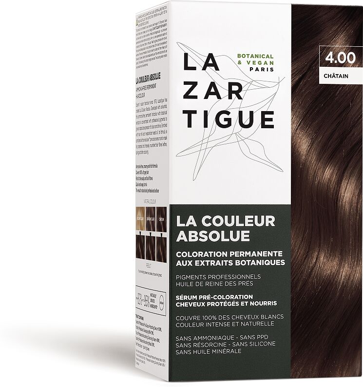 Lazartigue La Couleur Absolue Tinta Capelli 4.00 Colore Castano Cioccolato