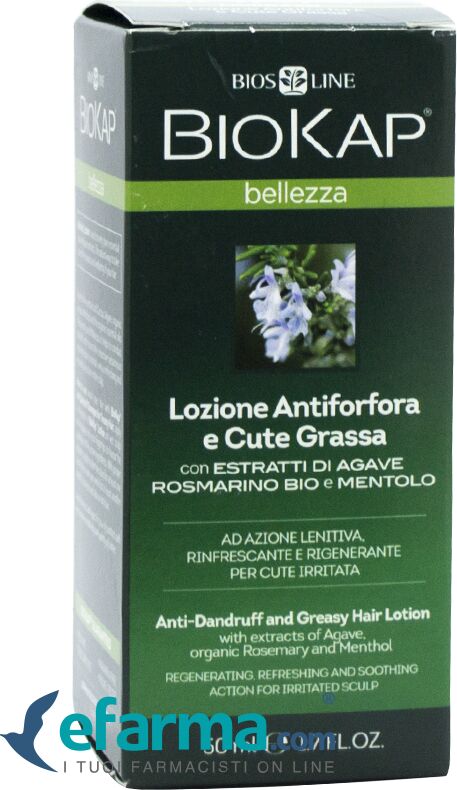 BIOKAP Lozione Antiforfora e Cute Grassa 50 ml