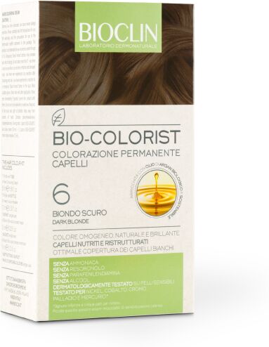 Bioclin Bio-Colorist 6 Biondo Scuro Tintura Naturale Capelli