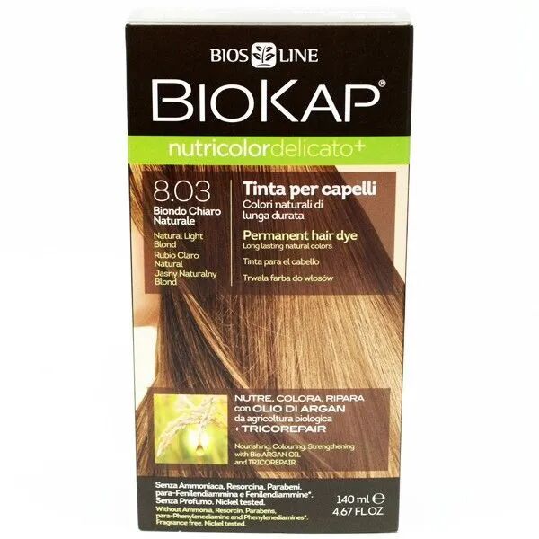 BIOKAP Nutricolor Delicato 8.03 Tinta Per Capelli Biondo Naturale