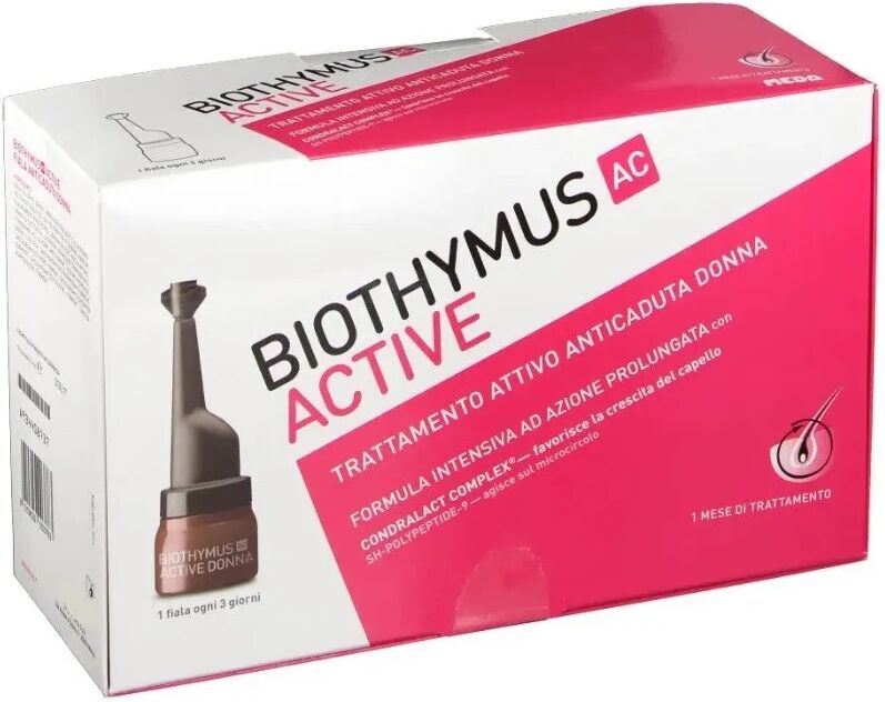 Biothymus AC Active Fiale Donna Trattamento Anticaduta 10 Fiale