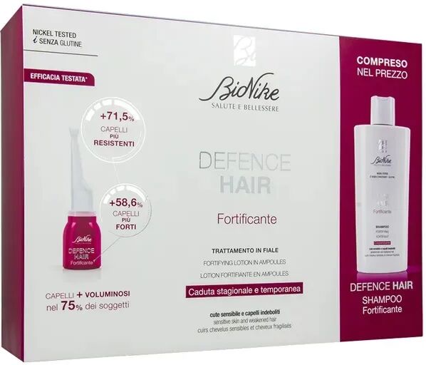 Bionike Defence Hair Fortificante 21 Fiale + Shampoo Fortificante 200 ml