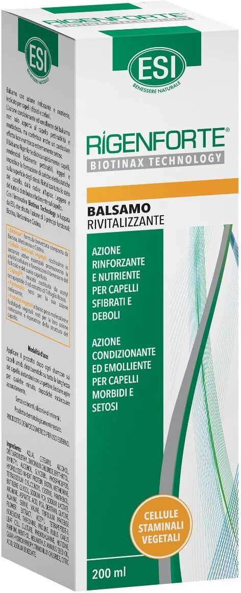 Esi Rigenforte Balsamo Rivitalizzante Capelli Deboli e Sfibrati 200 ml