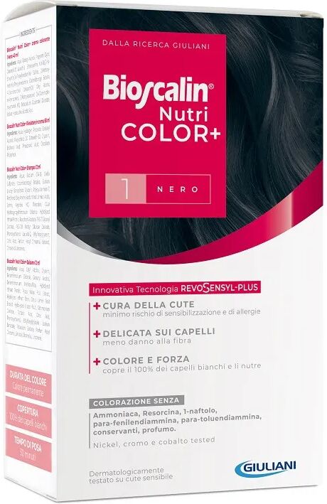 Bioscalin Nutri Color Plus 1 Nero Trattamento Colorante