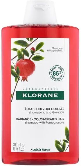 Klorane Shampoo Al Melograno Luminosità e Protezione Capelli Colorati 400 ml