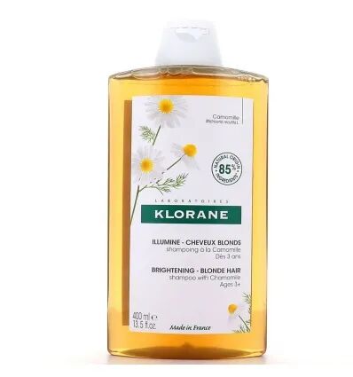 Klorane Shampoo Alla Camomilla Illuminante per Capelli Biondi 400 ml