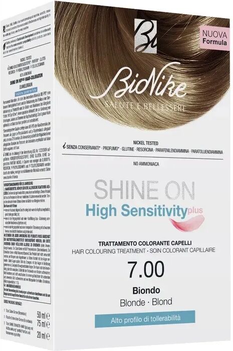 Bionike Shine On High Sensitivity Plus Tintura Per Capelli Biondo 7.00