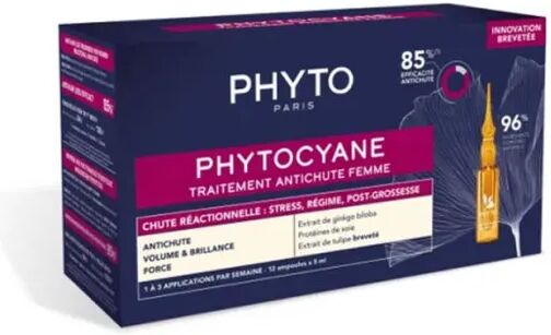 Phyto Paris Phyto Phytocyane Fiale Anti-caduta Temporanea Dei Capelli Donna 12x5 ml Fiale