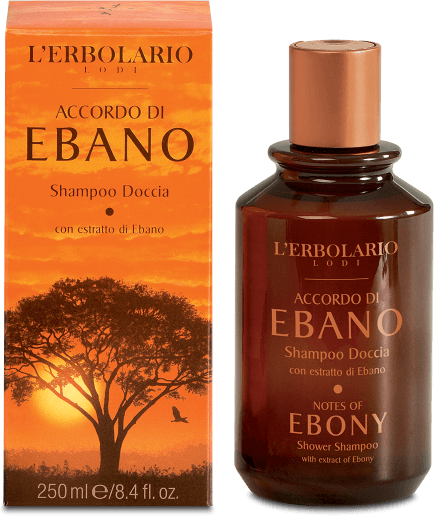 L'Erbolario Shampoo Doccia Accordo di Ebano 250 ml