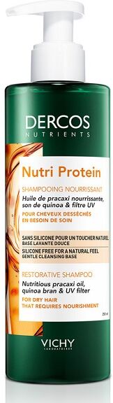 Vichy Dercos Nutrients Shampoo Nutri Protein Capelli Crespi E Secchi 250 ml