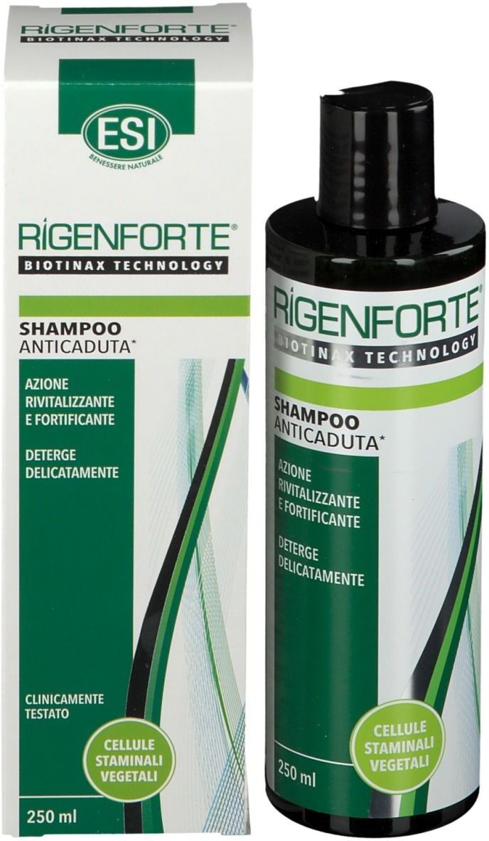 ESI Rigenforte Shampoo Anticaduta Energizzante Capelli Fini e Sfibrati 250 ml