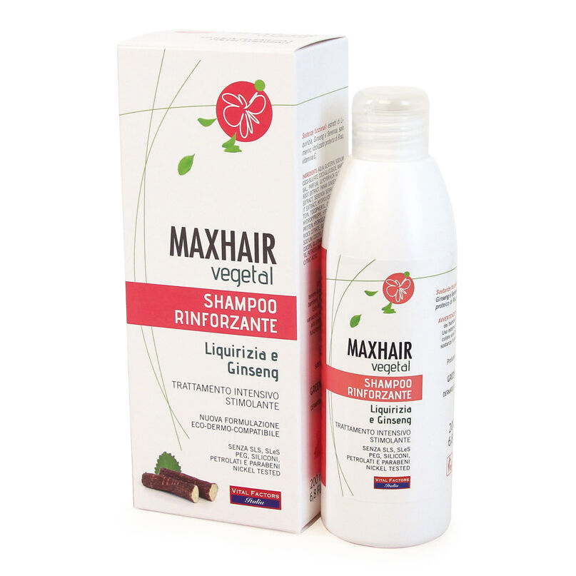 VITAL FACTORS MAXHAIR VEGETAL Max hair vegetal shampoo rinforzante 200 ml