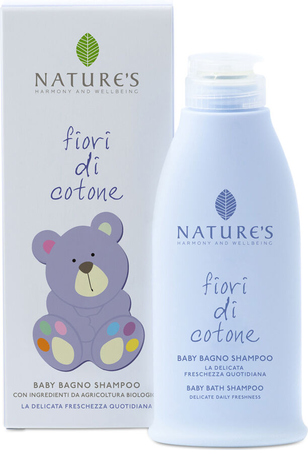 NATURE'S Natures fiori di cotone baby bagno shampoo