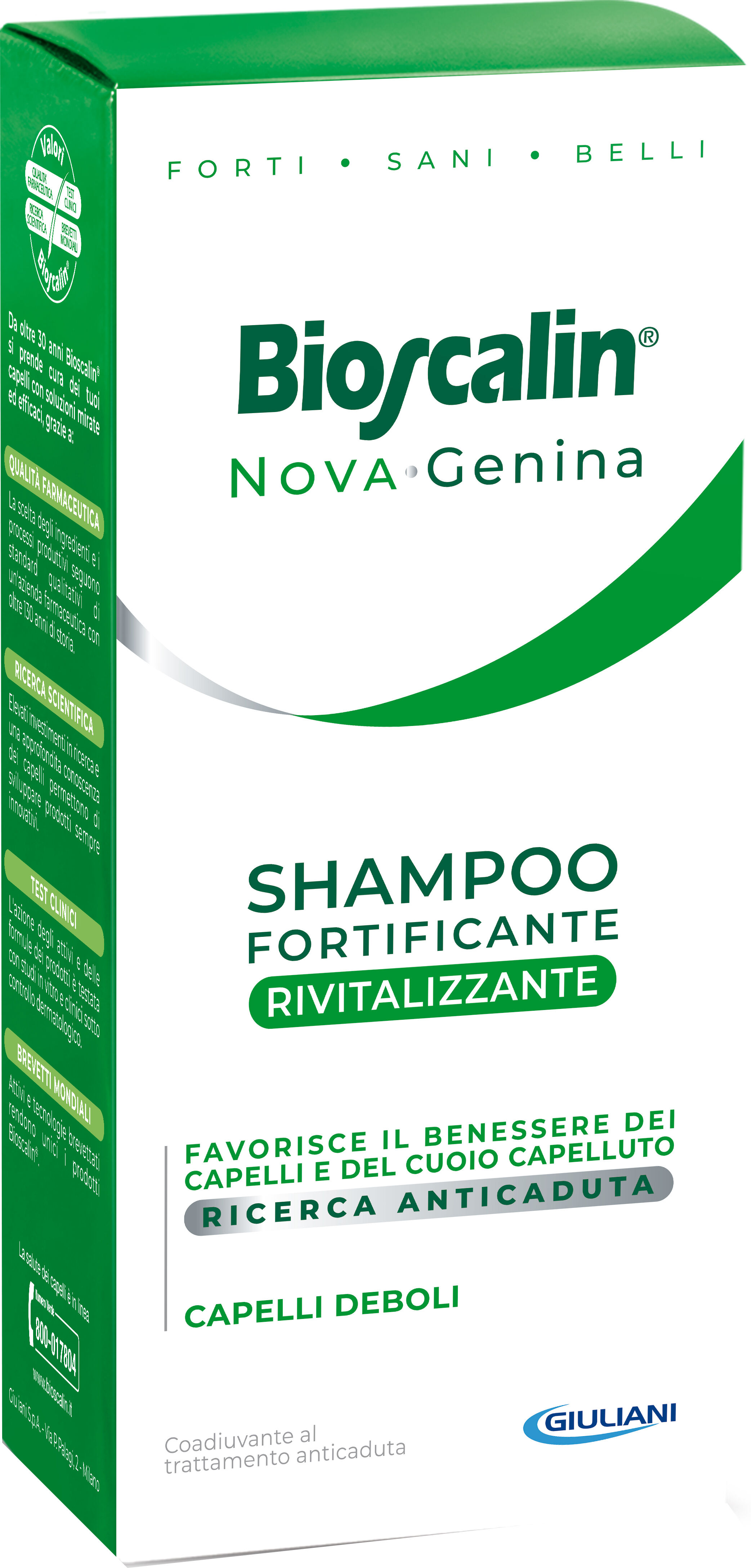 Bioscalin nova genina shampoo rivitalizzante sf 200 ml