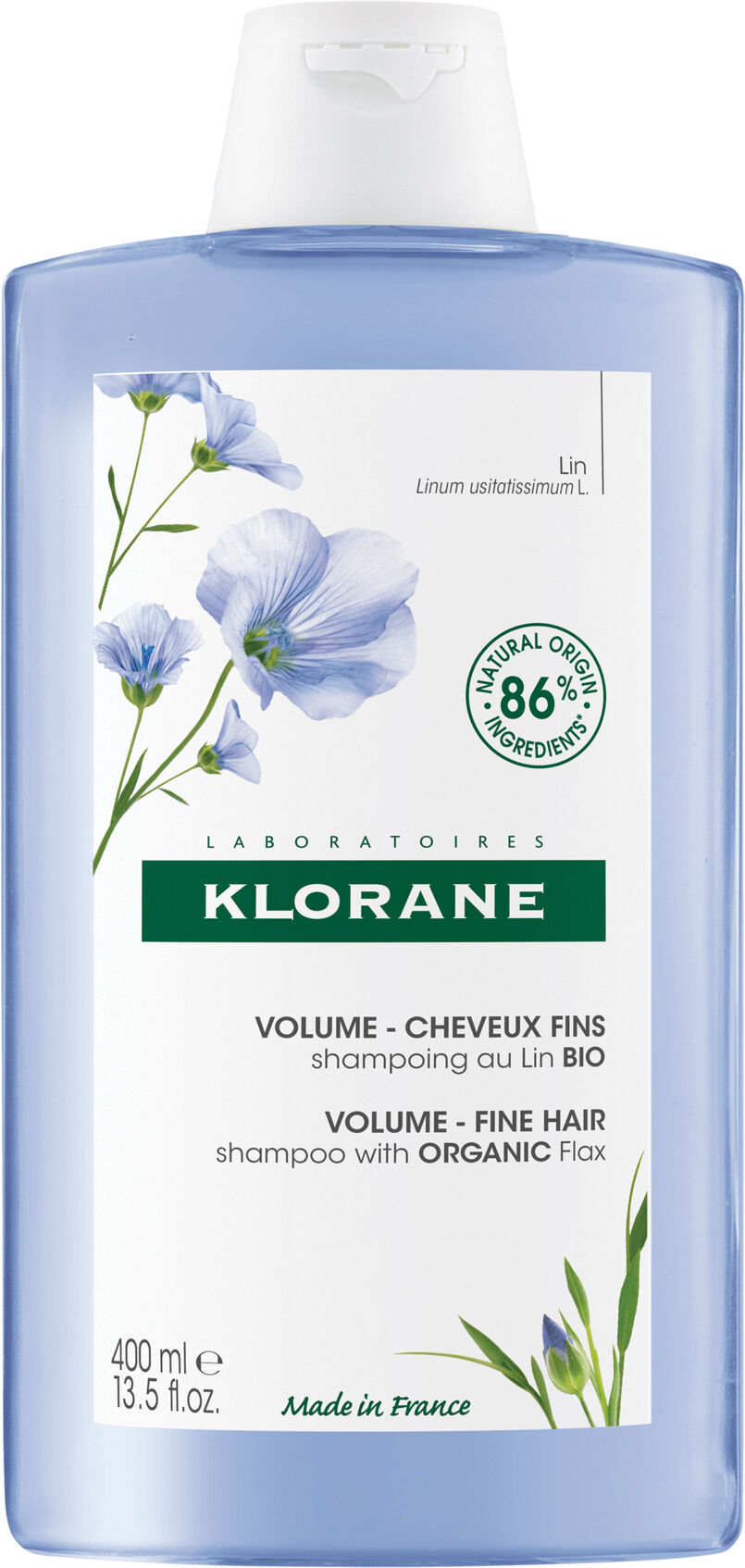 Klorane shampoo lino 400 ml