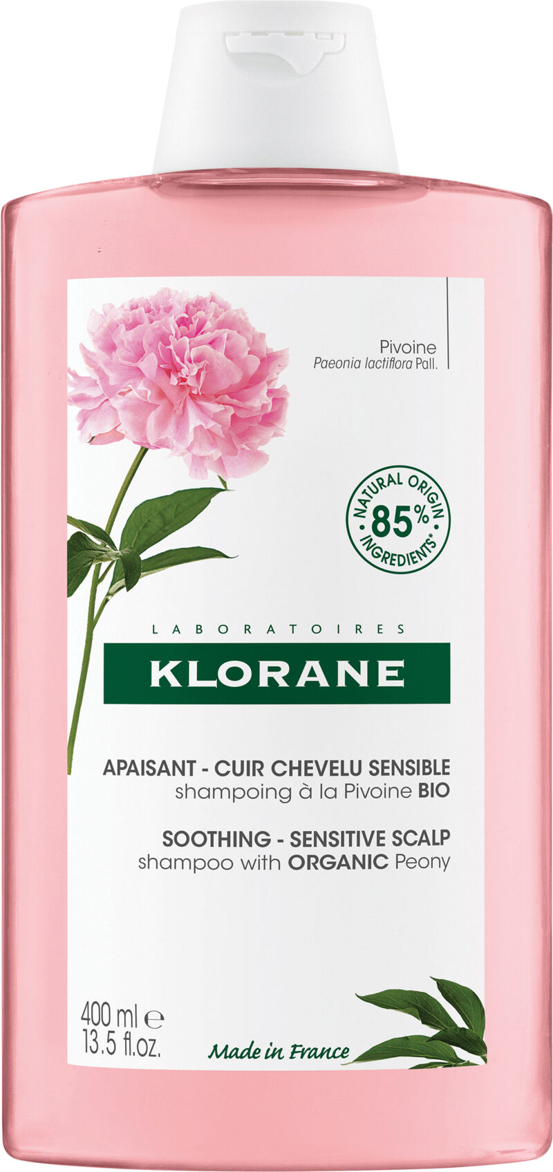 Klorane shampoo peon bio 400ml