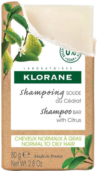 Klorane shampoo solido cedro 80 g