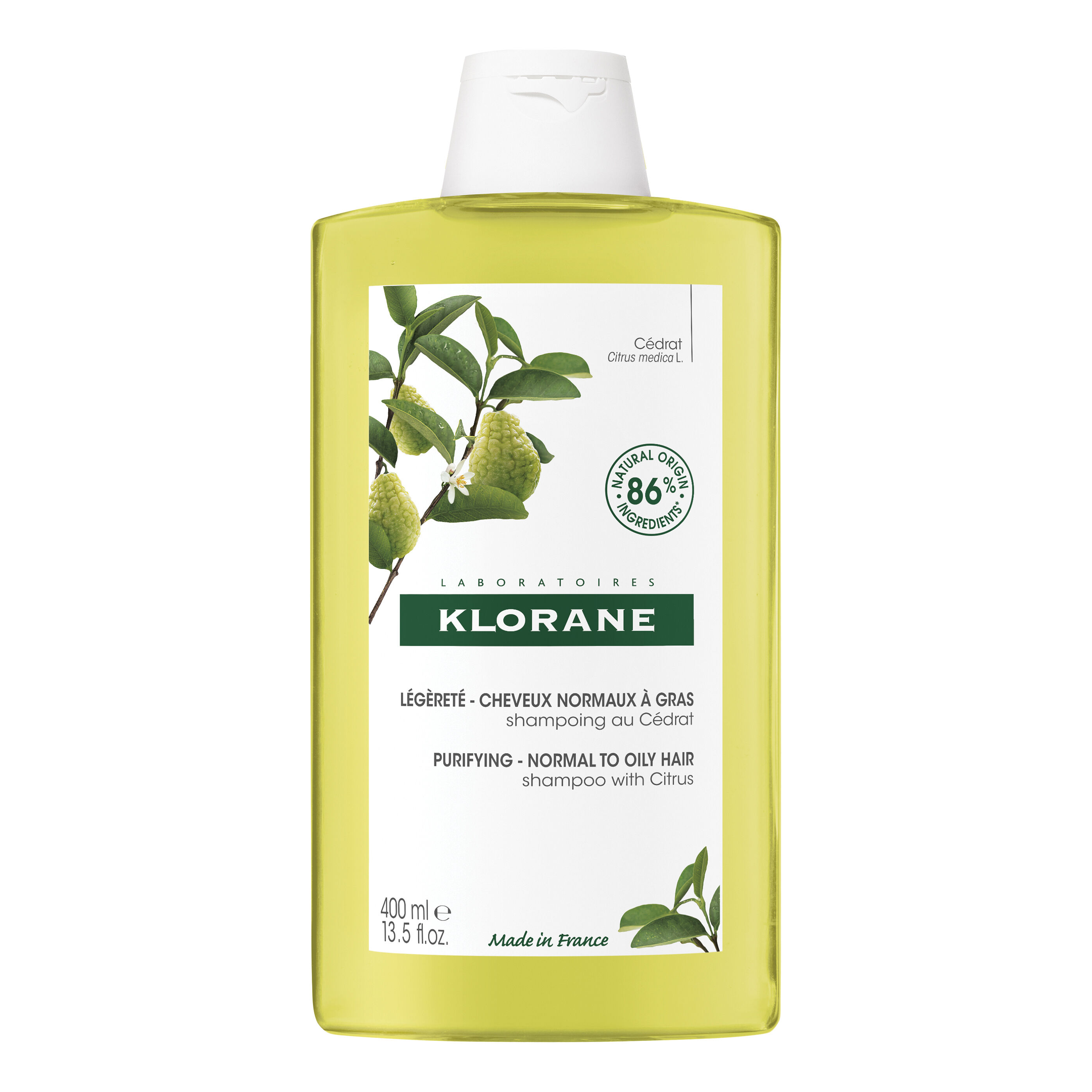 Klorane shampoo cedro 400 ml