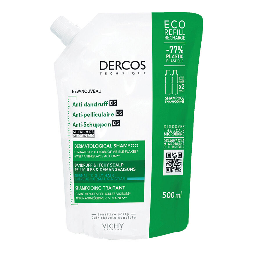 Vichy Dercos Shampoo Antiforfora Ecoricarica 500ml