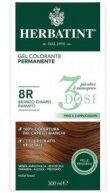 Herbatint 3 Dosi - Gel Colorante permanente 300 ml - 8R Biondo Chiaro Ramato