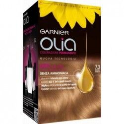 Garnier Tinta per capelli colorazione permanente senza ammoniaca olia biondo dorato n.7.