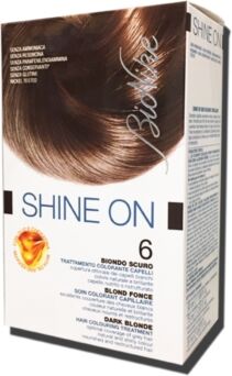 BioNike Linea Shine ON Tintura per Capelli Cute Sensibile 6 Biondo Scuro