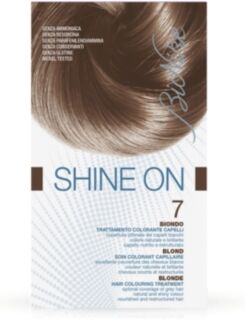 BioNike Linea Shine ON Tintura per Capelli Cute Sensibile 7 Biondo