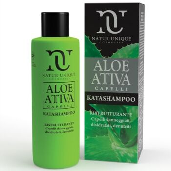 Unique Linea Capelli Katashampoo Aloe Attiva Ristrutturante Flacone 250 ml