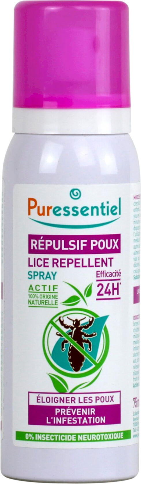 PURESSENTIEL Anti Pidocchi - Sos Pidocchi Spray Preventivo 75ml