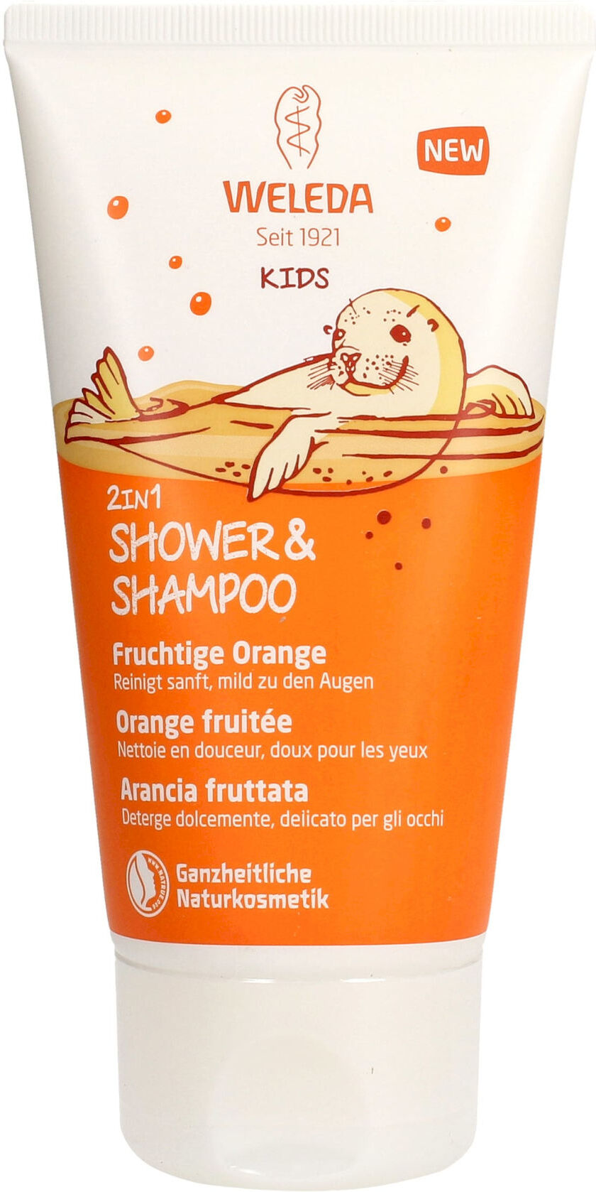 WELEDA 2 In 1 Shower & Shampoo Kids - Arancia Fruttata 150ml