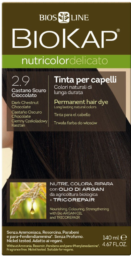 BIOS LINE Biokap - Nutricolor Delicato 140ml 5.5 Castano Chiaro Mogano