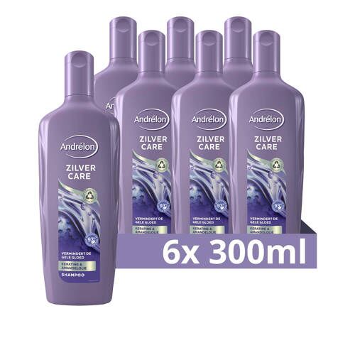 Andrélon Zilver Care shampoo - 6 x 300 ml 000 Unisex