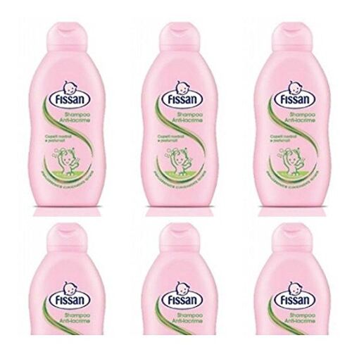 Fissan 6 x  baby shampoo met verzorgingsspoeling voor kinderen verzorgende anti-roos