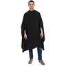 BARBURYS Cape Pour Homme Fermeture Crochet Noire