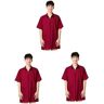 FRCOLOR Haarverf Cape 3Pcs Heren Haarverf Hemdje Para Hombres Kapper Werkpak Kapper Schort Cape Salon Haar Cape Kleding Haarverf Haar Vrouw Haarverf Kleding Uitgesneden Mantel