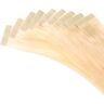 hair2heart Just Beautiful Hair and Cosmetics 20 x 2,5 g Remy Tape In/On Extensions haarverlenging Skin Weft 50 cm 20 Stuk 22 goldblond