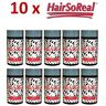 Lookwell Inc. HairSoReal Haarverdichting, haarverdichting, haarverdichting, strooihaar, 10 stuks, kleur: bruin