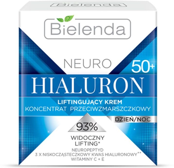 Bielenda Neuro Hialuron Lifting Face Cream 50+ 50 ml Gezichtscrème