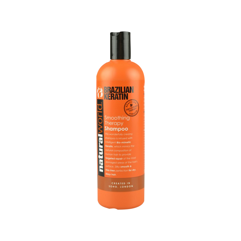 Natural World Brazilian Keratin Smoothing Therapy Shampoo 500 ml Shampoo