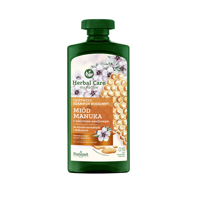 Herbal Care Nourishing Family Shampoo Manuka Honey 500 ml Shampoo