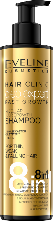 Eveline Oleo Expert Fast Growth Shampoo 245 ml Shampoo