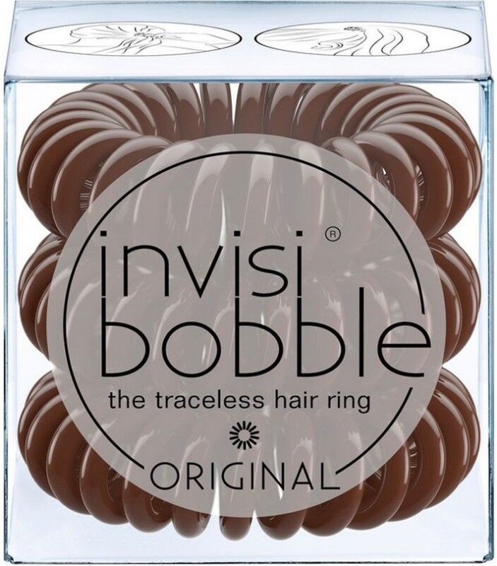 Invisibobble Haarelastiek Bruin 3 st Haarelastiek