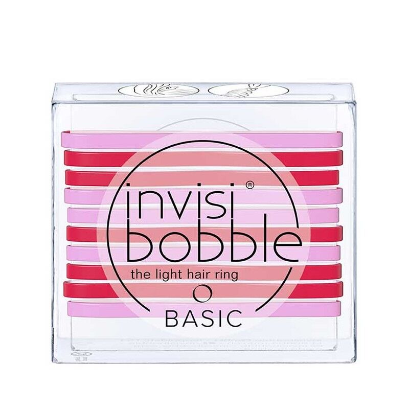 Invisibobble Haarelastiek Basic Jelly Twist 10 st Haarelastiek