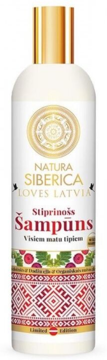 Natura Siberica Loves Latvia Strengthening Shampoo 400 ml Shampoo