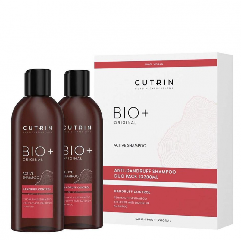 Cutrin Bio+ Original Active Dandruff Shampoo 2 x 200 ml Shampoo