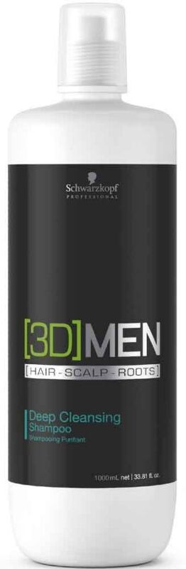 Schwarzkopf 3D Men Deep Cleansing Shampoo 1000 ml Shampoo