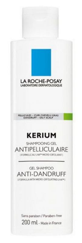 La Roche-Posay Kerium Anti-Dandruff Micro-Exfoliating Gel Shampoo 200 ml Anti-roos Shampoo